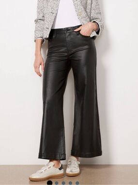 Kut from the Kloth Meg Coated Wide Leg Jeans